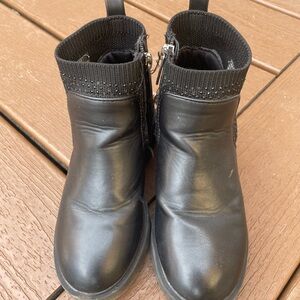 Marc Fisher Black Kids Boots with Zipper